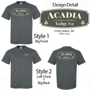 Masonic Lodge T-Shirt Insignia Design